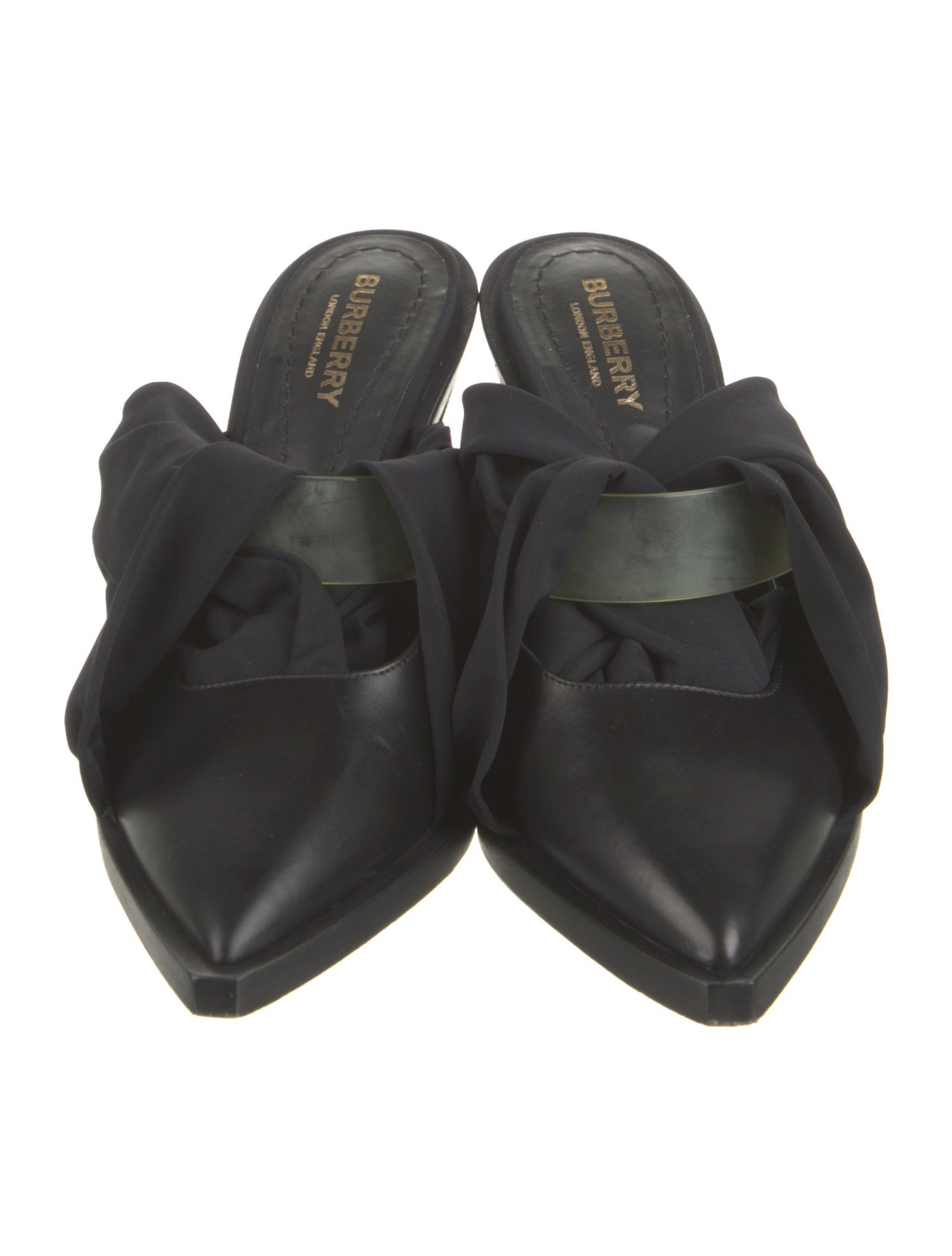 Burberry Leather Slingback Pumps